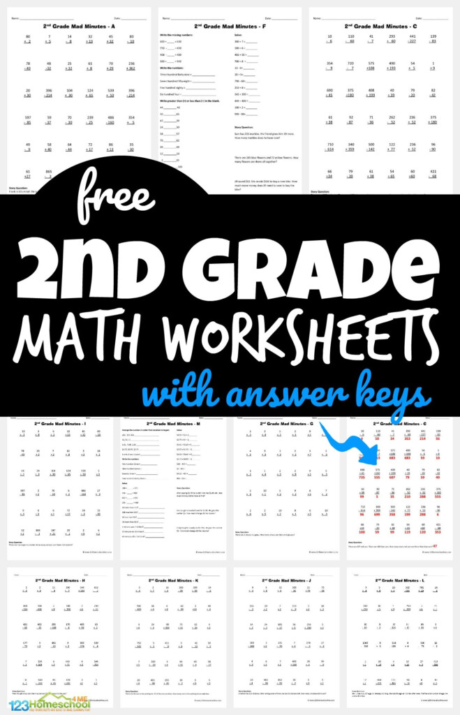 Free Printable Mad Minute Math Worksheets