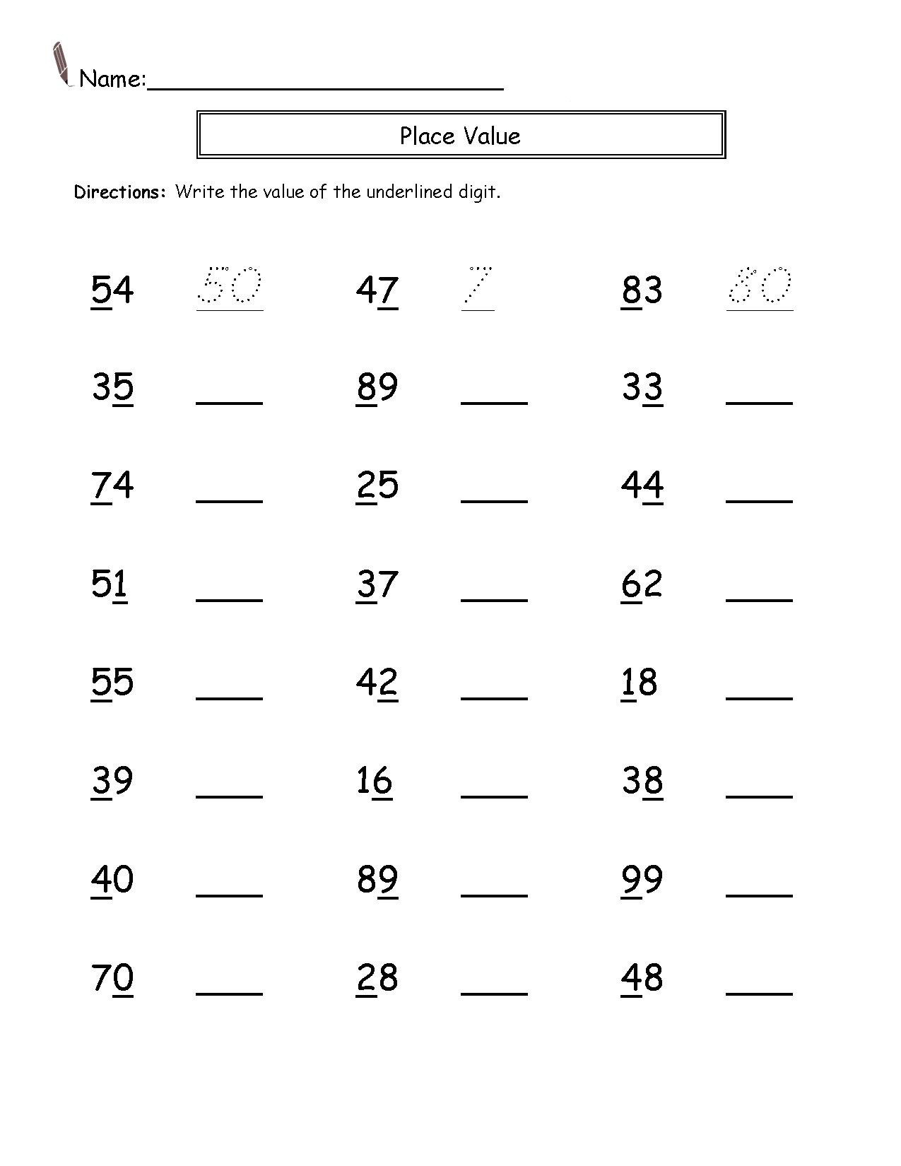 Free Printable Math Worksheets For 2nd Grade