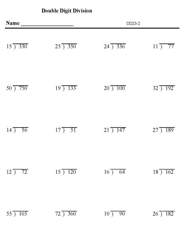 Free Printable Math Worksheets For 2nd Grade Division Worksheets