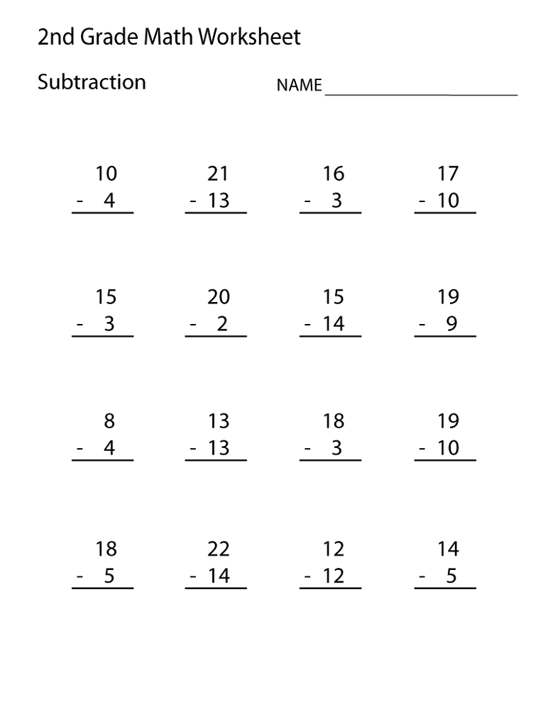 Free Printable Second Grade Math Worksheets At Worksheets Gearing Up