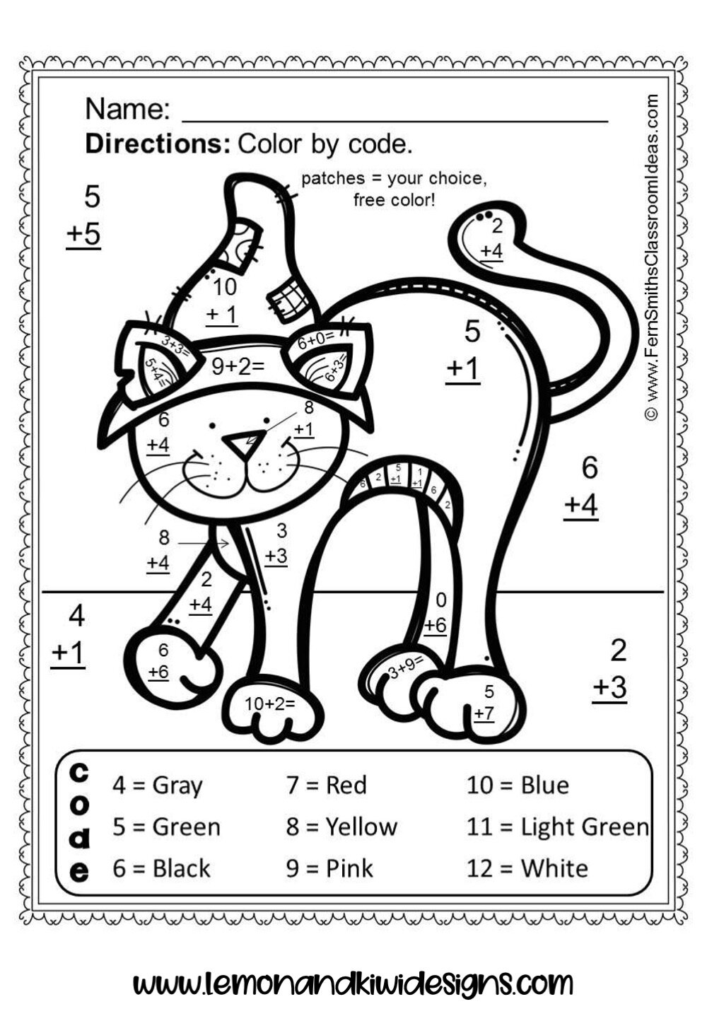 Free Spooktacular Halloween Math Worksheets For Kids Lemon Kiwi Designs