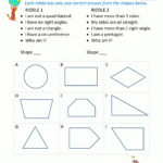 Geometry For Grade 3 Worksheet