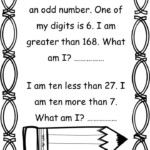 Grade 2 Math Riddle 2nd Grade Math Math Riddles Word Family Worksheets