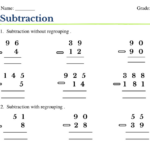 Grade 2 Worksheet Subtract 2 Digit Numbers With Regrouping K5 Learning