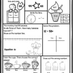 Kindergarten Math Review Worksheets Worksheet For Kindergarten