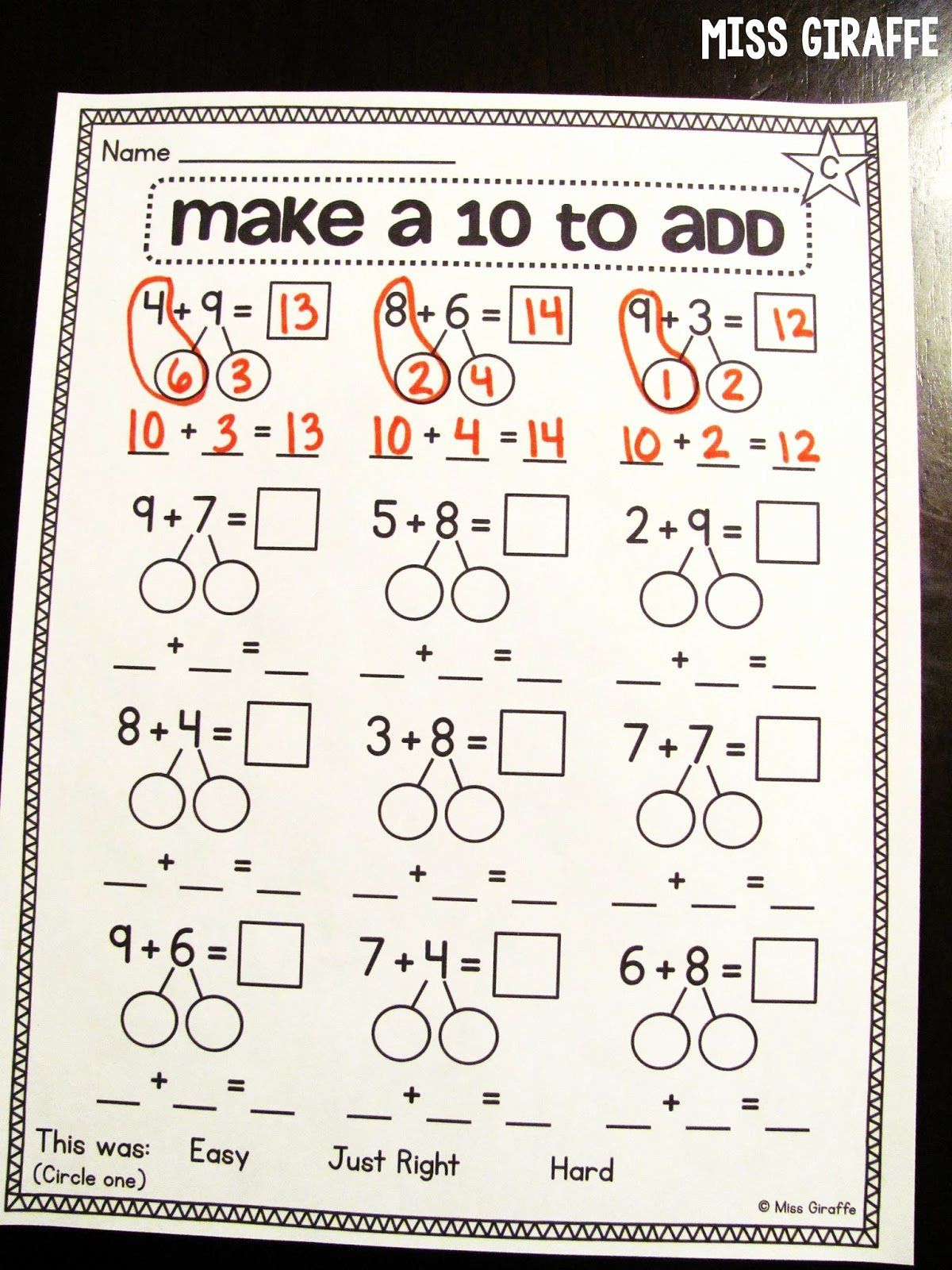  Making 10 Worksheets 2nd Grade Free Download Goodimg co