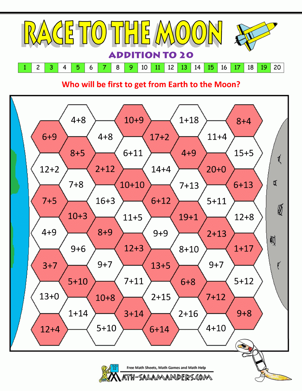 Math Addition Games For Kids Math Addition Games Printable Math 