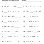 Math Equations Worksheet Math Formula Collections