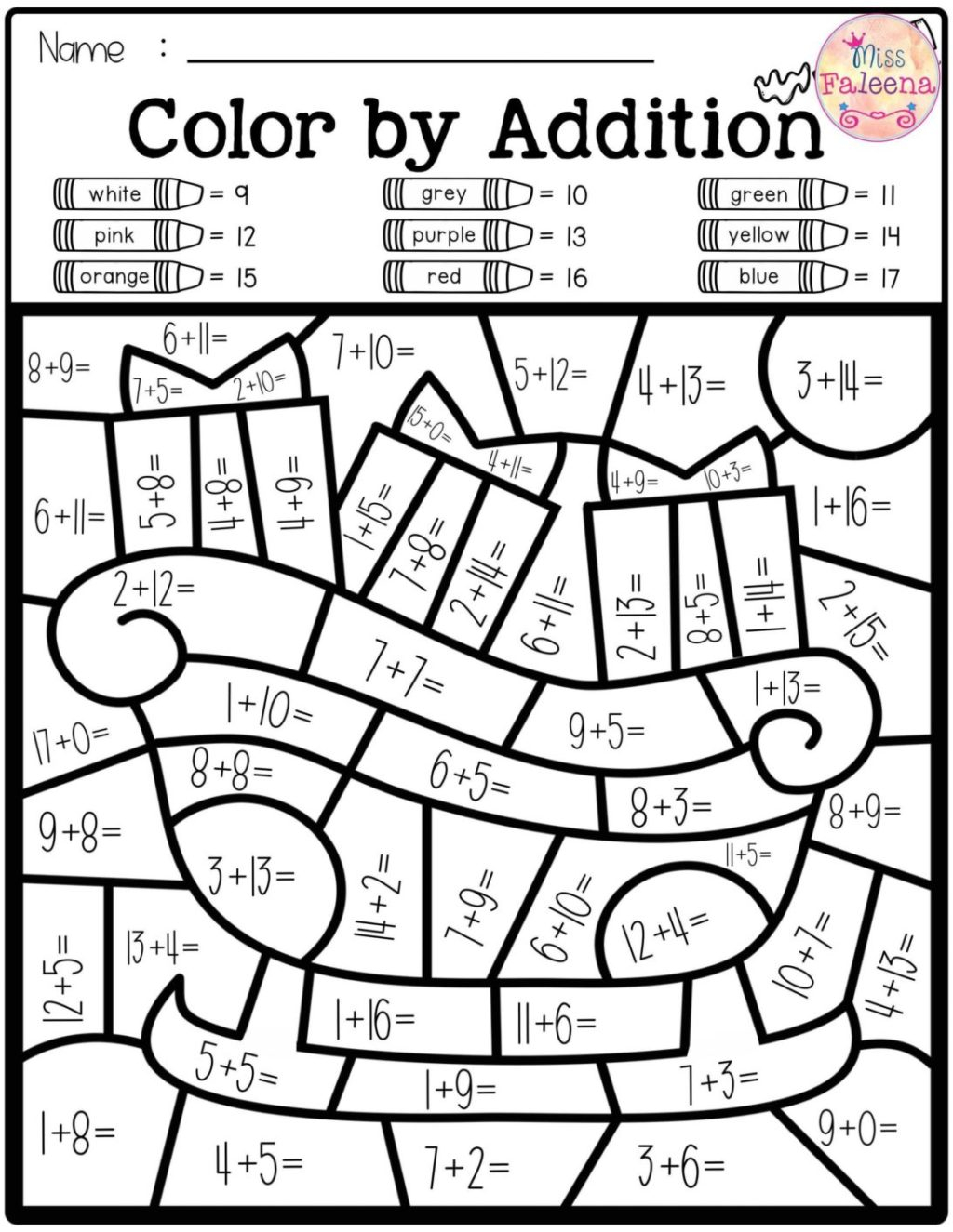 Math Sheets Coloring Pages Coloring Home