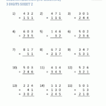 Math Worksheets Addition With Regrouping 2nd Grade