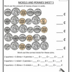 Money Worksheets For 2nd Grade Math salamandersCounting Quarters