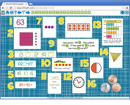 Mountain Math 2nd Grade Worksheet