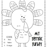 My Terrific Turkey FREE Addition Subtraction Worksheet For
