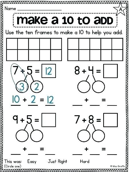 Number Bond Worksheets 2nd Grade First Grade Math Teaching Math Math