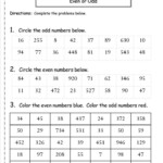 Odd And Even Worksheets For Kids 2nd Grade Math Worksheets 2nd Grade