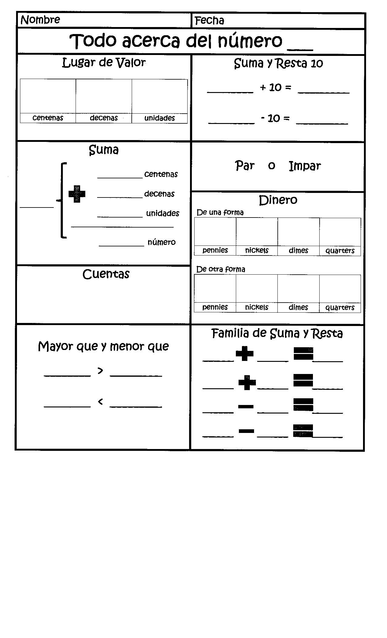 Pin By Maria Franco On Spanish Calendar Math Bilingual Math Dual 