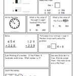 Printable Second Grade Math Review Worksheets Thekidsworksheet