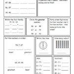 Second Grade Math Review Math Review Worksheets Second Grade Math