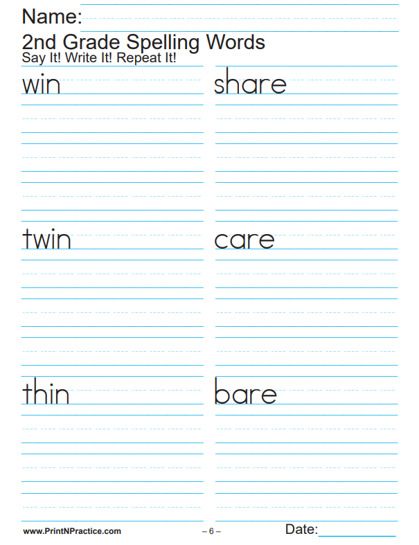 Second Grade Math Worksheets Free Printable K5 Learning Second Grade 