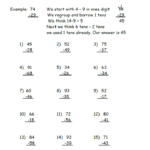 Subtraction Worksheets For 2nd Graders