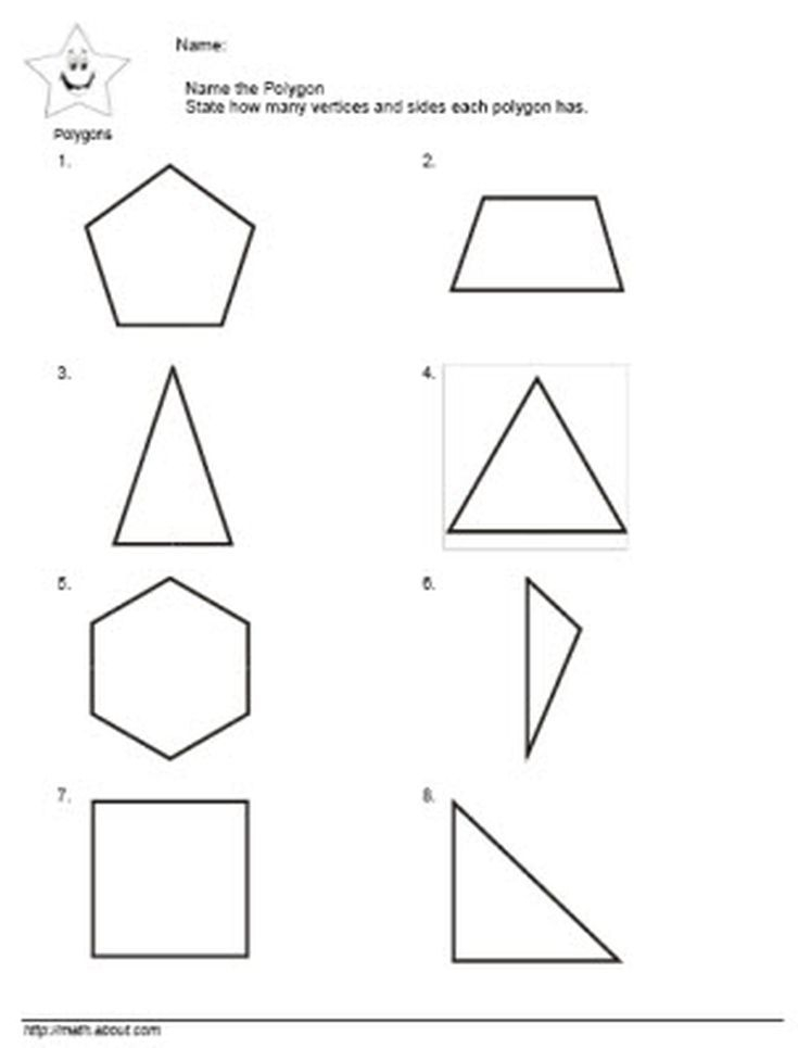 Teach The Kids Polygons With These Nifty Worksheets For 2nd Grade 