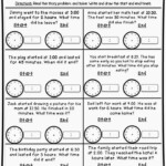 Telling Time Craftivity And Resources Time Word Problems Elapsed