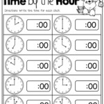 Time Online Worksheet For Preschool You Can Do The Exercises Online Or