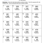 Triple Digit Addition No Regrouping Worksheet By Teach Simple